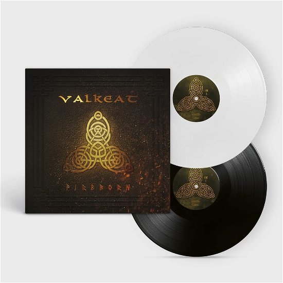 Cover for Valkeat · Fireborn (Black &amp; White Vinyl) (LP) (2023)