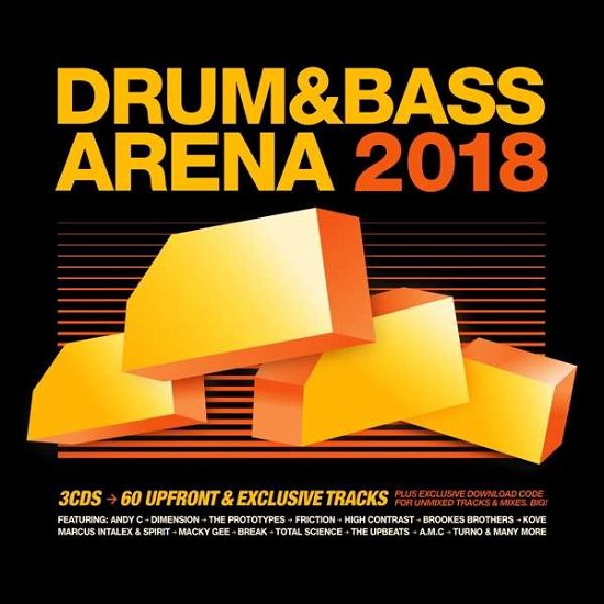 Drum & Bass Arena 2018 - V/A - Musiikki - NEWS - 5055199522005 - torstai 19. huhtikuuta 2018
