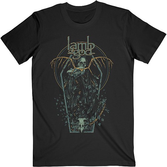 Lamb Of God Unisex T-Shirt: Coffin Kopia - Lamb Of God - Marchandise -  - 5056368613005 - 