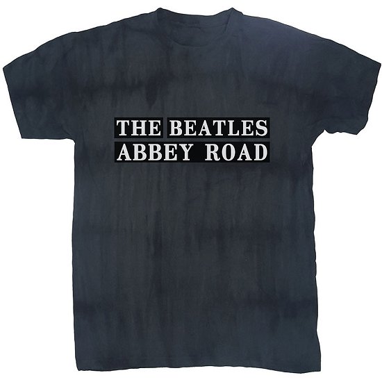 Cover for The Beatles · The Beatles Unisex T-Shirt: Abbey Road Sign (Wash Collection) (T-shirt) [size S] [Black - Unisex edition]