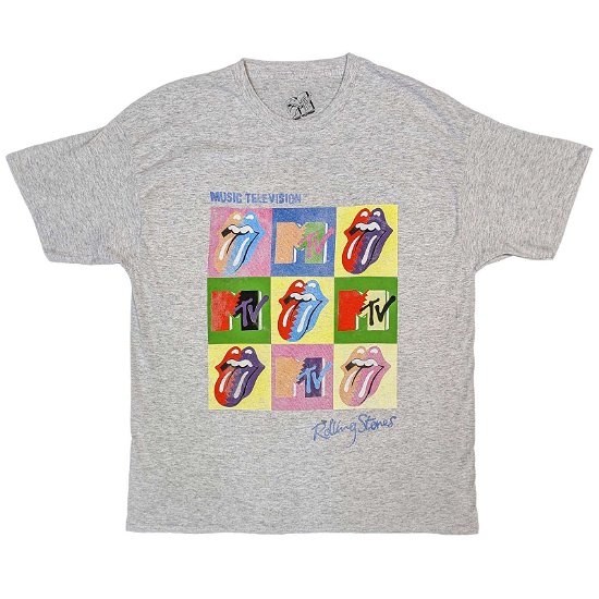 Cover for MTV · MTV Unisex T-Shirt: Rolling Stones Warhol Squares (T-shirt) [size S]