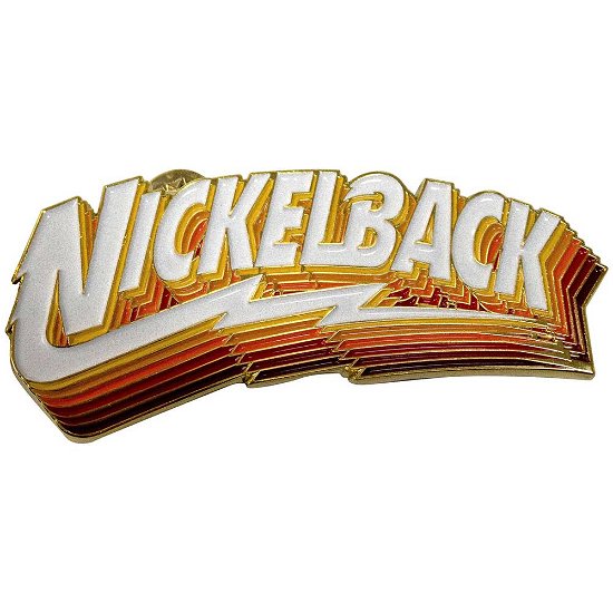 Nickelback  Pin Badge: Gradient Shadows Logo - Nickelback - Gadżety -  - 5056737235005 - 