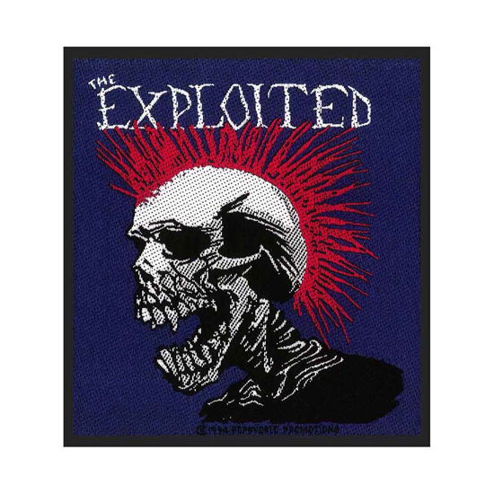 The Exploited Standard Woven Patch: Mohican - Exploited - The - Produtos - PHD - 5060185011005 - 19 de agosto de 2019