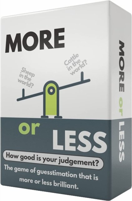 Cover for More or Less · More or Less Card Game (MERCH) (2023)