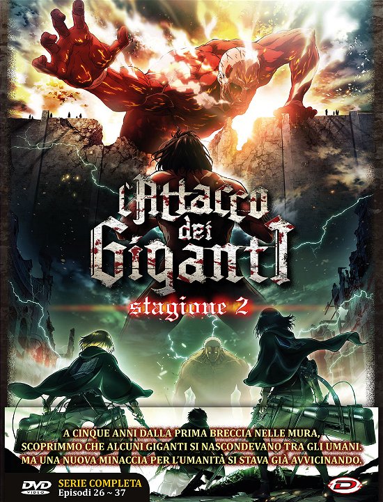 Cover for Attacco Dei Giganti (L') · Stagione 02 The Complete Series (Eps 01-12) (3 Dvd) (DVD) (2019)