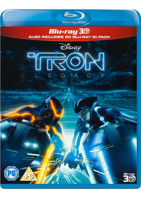 Cover for Tron Legacy 3D BD · Tron Legacy 3D+2D (Blu-ray) (2012)