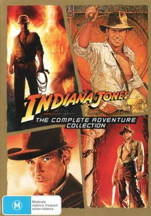 Cover for Indiana Jones: the Complete Adventure Collection (Raiders of the Lost Ark / the Temple of Doom / the Last Crusade / the Kingdom of the Crystal Skull) (DVD) (2015)