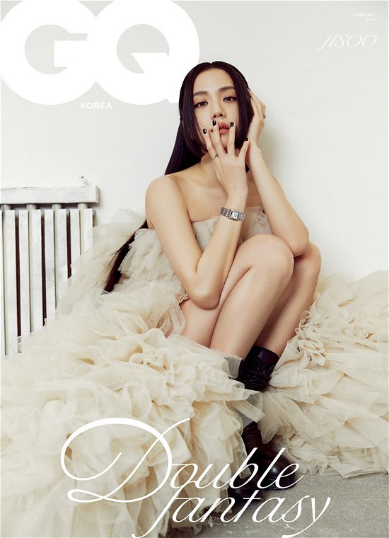 Cover for GQ Magazine Korea February 2023 · Jisoo - Double Fantasy (Zeitschrift) [A edition] (2023)