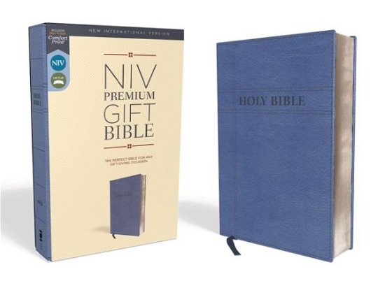 Cover for Zondervan · NIV, Premium Gift Bible, Leathersoft, Navy, Red Letter Edition, Comfort Print (Book) (2019)