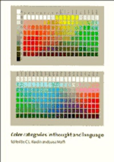 Cover for C L Hardin · Color Categories in Thought and Language (Paperback Book) (1997)