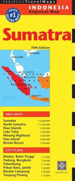 Cover for Periplus Editions · Sumatra &amp; Medan Travel Map Fifth Edition (Map) [Fifth edition] (2012)