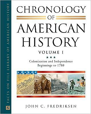 Cover for John C. Fredriksen · Chronology of American History (Hardcover Book) (2008)