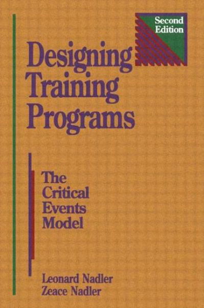 Designing Training Programs - Zeace Nadler - Books - Taylor & Francis Inc - 9780884151005 - August 8, 1994