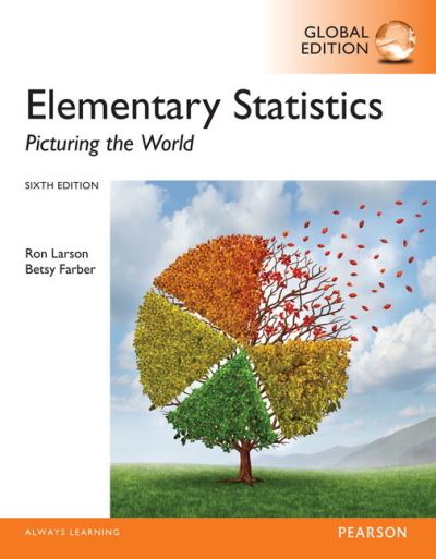 Cover for Ron Larson · Elementary Statistics: Picturing the World OLP w/eText, Global Edition (Book) (2015)