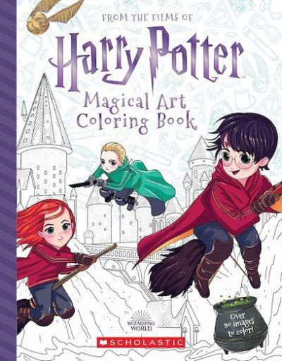 Harry Potter: Magical Art Coloring Book - Harry Potter - Cala Spinner - Livros - Scholastic US - 9781338800005 - 1 de fevereiro de 2022