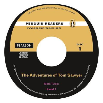 Cover for Mark Twain · L1:Adv of Tom Sawyer Bk &amp; CD Pack: Industrial Ecology - Pearson English Graded Readers (Book) (2008)