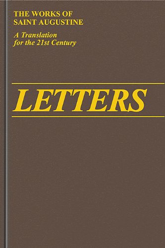 Cover for Saint Augustine · Letters 156-210 (Ii/3) (Works of Saint Augustine) (Works of Saint Augustine (Numbered)) (Hardcover Book) (2005)