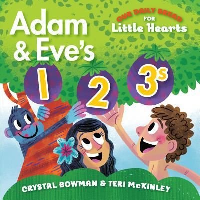 Cover for Crystal Bowman · Adam and Eve's 1-2-3s (Board book) (2017)