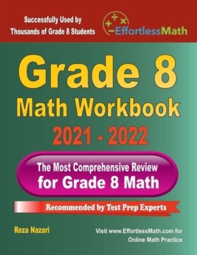 Cover for Reza Nazari · Grade 8 Math Workbook (Paperback Book) (2020)