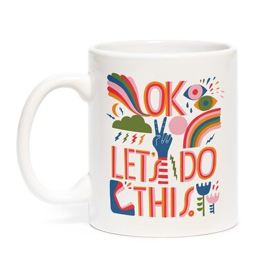 Em & Friends Lisa Congdon OK Let's Do This Mug - Lisa Congdon - Merchandise - Knock Knock - 9781642446005 - July 10, 2019