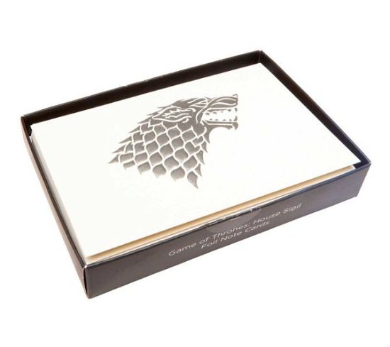 Game of Thrones: House Sigil Foil Note Cards - Insight Editions - Libros - Insight Editions - 9781683838005 - 18 de junio de 2019