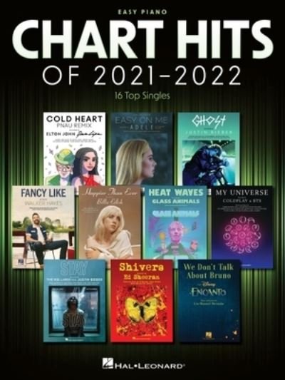 Cover for Hal Leonard Publishing Corporation · Chart Hits of 2021-2022: Easy Piano Songbook (Pocketbok) (2022)