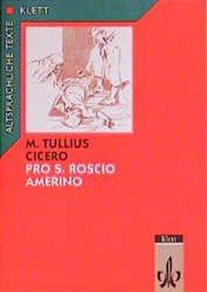 Pro S. Roscio Amerino - Cicero - Books -  - 9783126469005 - 