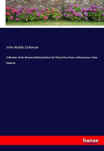 Cover for Coleman · A Memoir of the Reverend Richar (Buch)