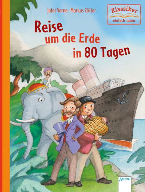 Cover for Verne · Reise um die Erde in 80 Tagen (Book)