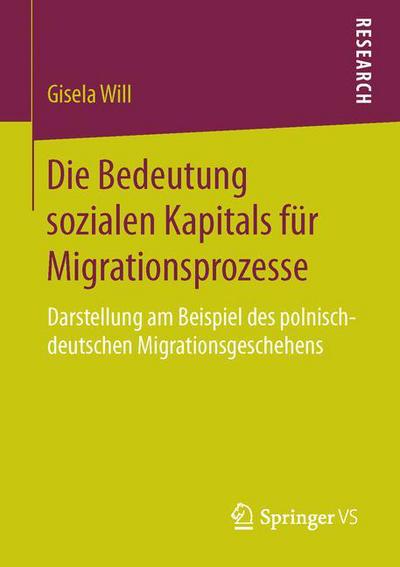 Die Bedeutung sozialen Kapitals fü - Will - Bøger -  - 9783658128005 - 14. marts 2016