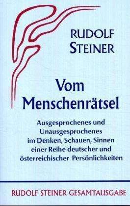 Cover for Rud. Steiner · Vom Menschenrätsel (Book)
