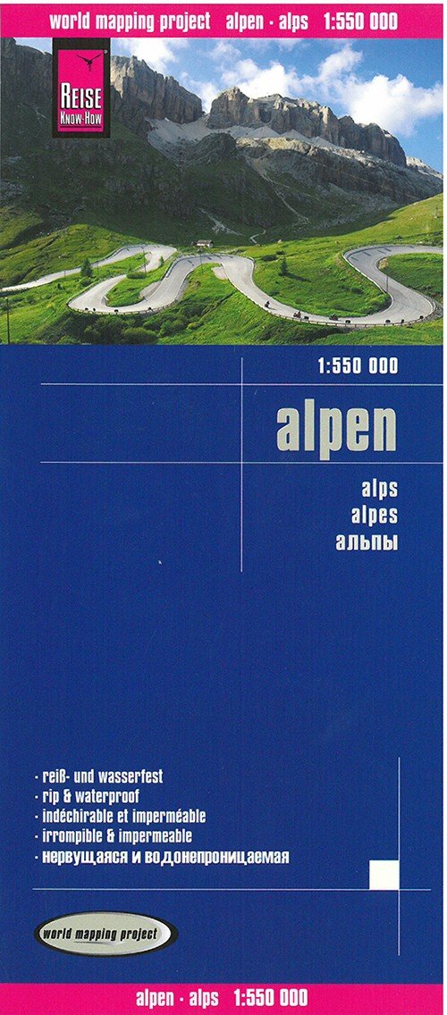 Cover for Reise Know-How · World Mapping Project: Alps (Landkart) (2017)