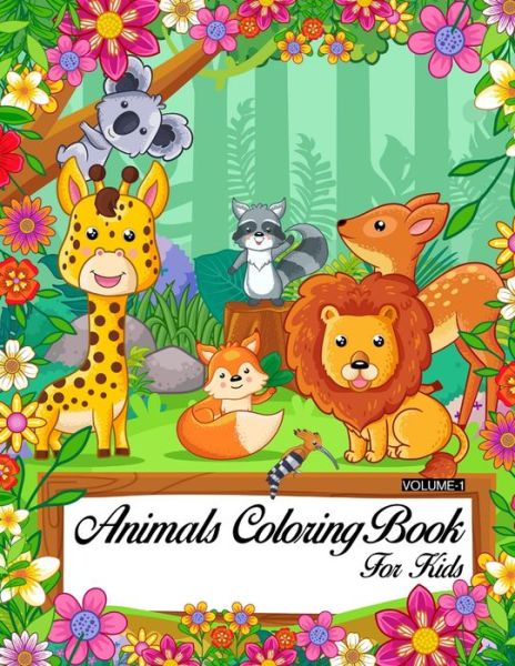 Cover for Rainbow Publishing · Animals Coloring Book For Kids (Volume-1) (Paperback Book) (2020)