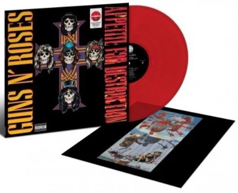 Cover for Guns N' Roses · Appetite for Destruction (12' Limited Edt.vinile Colorato &amp; Rimasterizzato) (LP) (2018)