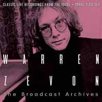 The Broadcast Archives - Warren Zevon - Music - BROADCAST ARCHIVE - 0823564880006 - December 7, 2018