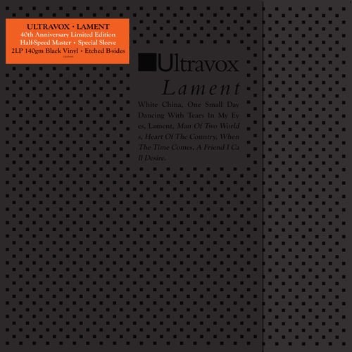 Cover for Ultravox · Lament (LP) [40th Anniversary Half-Speed Master edition] (2024)