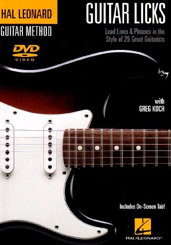 Guitar Licks: Lead Lines & Phrases in Style of - Greg Koch - Film - HAL LEONARD CORPORATION - 0884088262006 - 28. juli 2009