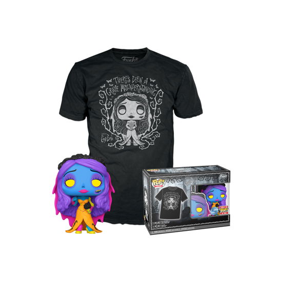 Cover for Funko · Funko Pop! &amp; Tee (adult): Tim Burton's Corpse Bride - Emily (blacklight) Vinyl Figure And T-shirt (l (Legetøj) (2023)