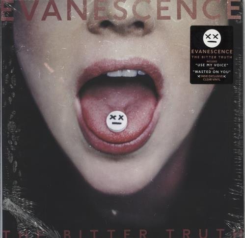 Cover for Evanescence · The Bitter Truth (Indie Exclusive Clear Vinyl) (LP) (2021)