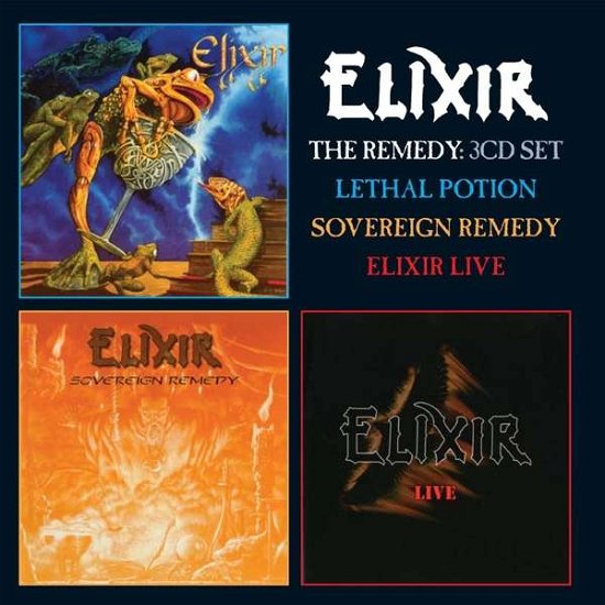 Cover for Elixir · The Remedy - Lethal Potion / Sovereign Remedy / Elixir Live (CD) [Remastered edition] (2019)