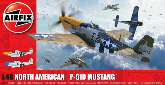 Cover for North American P51 · Ax05138 - 1/48 North American P51-d Mustang (Filletless Tails) (Plastic Kit) (MERCH)
