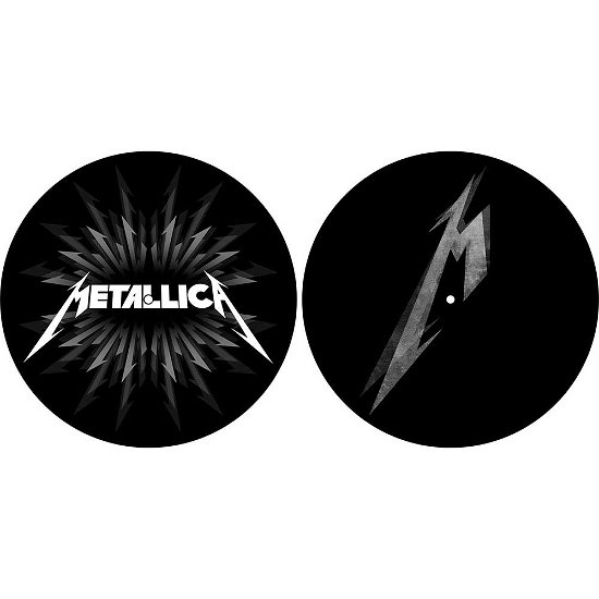 Metallica Turntable Slipmat Set: M & Shuriken (Retail Pack) - Metallica - Musiikki - Razamataz - 5055339783006 - 