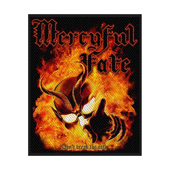 Cover for Mercyful Fate · Mercyful Fate Standard Patch: Don't Break The Oath (Retail Pack) (Patch) [Black edition] (2019)