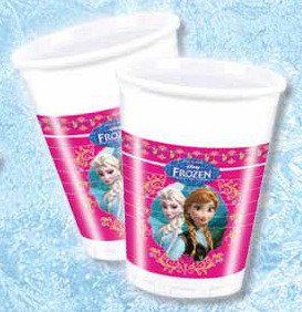 8 Bicchieri Di Plastica - Frozen - Koopwaar -  - 5201184825006 - 26 juni 2017