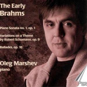 Cover for Brahms / Marshev · Piano Sonatas No 1 (CD) (2006)