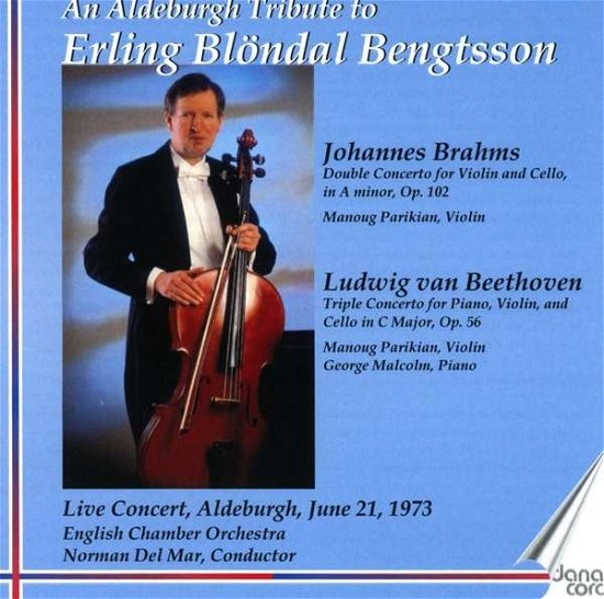 Cover for Blondal Bengtsson · Johannes Brahms And Ludwig Van Beethoven: An Aldeburgh Tribute To Erling Blondal Bengtsson (CD) (2021)