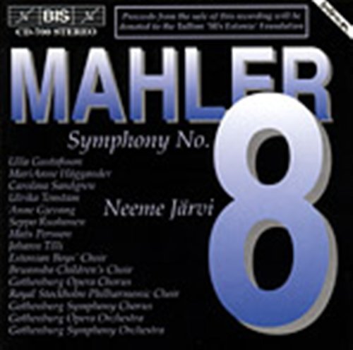 Symphony 8 - Mahler / Jarvi - Musik - Bis - 7318590007006 - 8. marts 1995