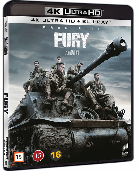 Fury - Brad Pitt - Elokuva - JV-SPHE - 7330031005006 - torstai 31. toukokuuta 2018