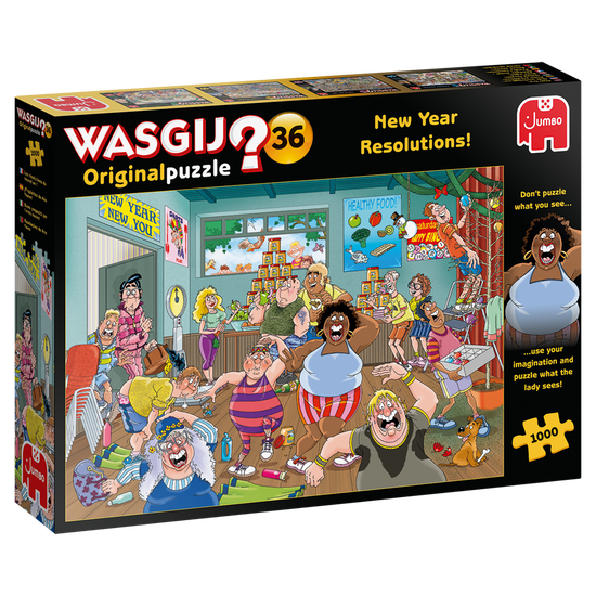 Cover for Wasgij Original 36 · Wasgij Original 36 - Goede Voornemens! (1000 Stukjes) (Toys) (2021)