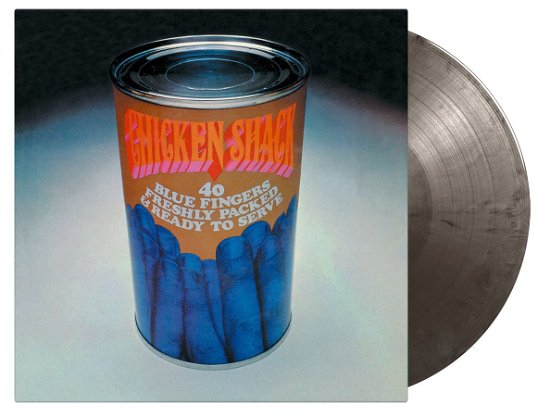 Cover for Chicken Shack &amp; Stan Webb · 40 Blue Fingers Freshly Packed And Ready To Serve (LP) [Silver &amp; Black Marbled edition] (2024)